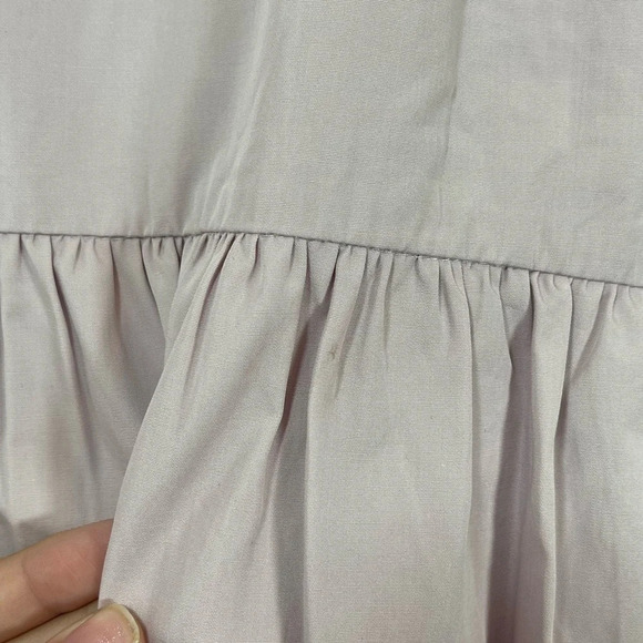 Madewell Lilac Purple Poplin Lizzie Babydoll Square Neck Mini Dress Women’s 0 - Picture 13 of 16